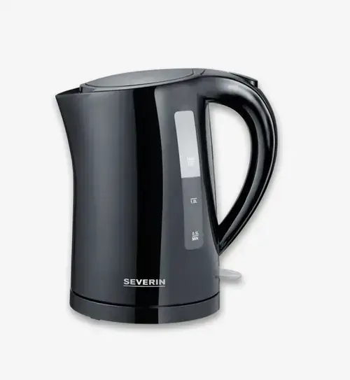 Fierbator de apa Severin WK 3498, 1.5 l, 2200 W, Oprire automata (Negru)