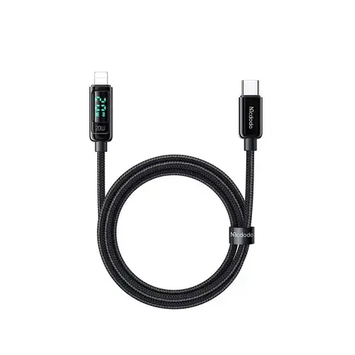 Cablu Type-C la Lightning Mcdodo Digital Pro, PD, 1.2m, 20W (Negru)