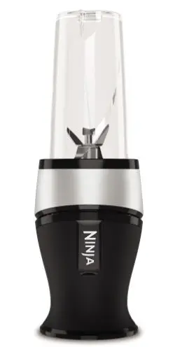 Blender sport & Smoothie maker Ninja QB3001EUS, 700 W, 2x470 ml, 18000 rpm, Tehnologie Ninja Blade (Negru/Gri)