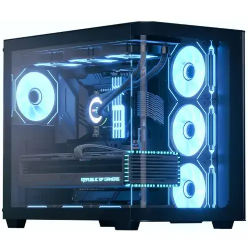 Carcasa Aerocool P500C V1, Middle Tower (Negru)