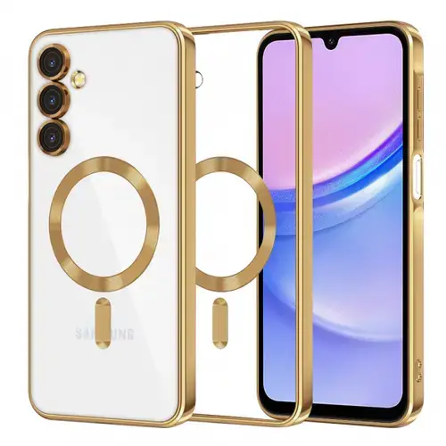 Husa MagSafe pentru Samsung Galaxy A15 5G A156 / A15 A155, Techsuit, Luxury Crystal