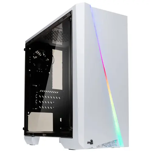 Carcasa AeroCool Cylon, Mini Tower, Fara sursa (Alb)