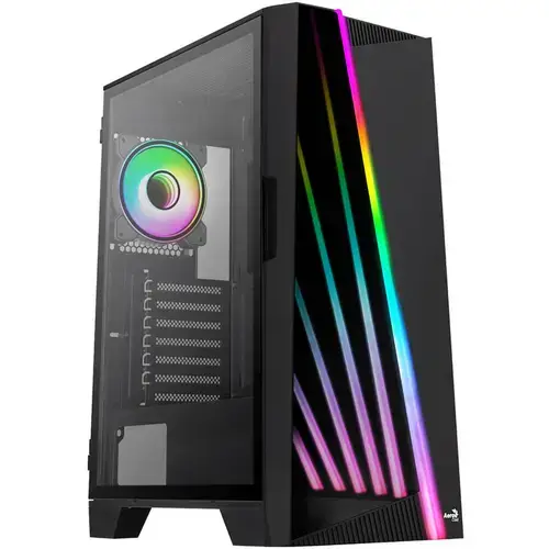 Carcasa AeroCool Mirage, Middle Tower, Fara sursa (Negru)