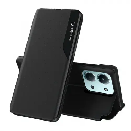 Husa pentru Xiaomi Poco C85 4G / Redmi 15C 5G / 15C 4G, Techsuit, eFold, Neagra