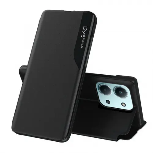 Husa pentru Xiaomi Poco C85 4G / Redmi 15C 5G / 15C 4G, Techsuit, eFold, Neagra