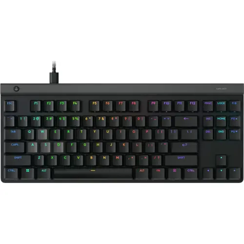 Tastatura Logitech G515 Rapid TKL, iluminare RGB, USB (Negru)