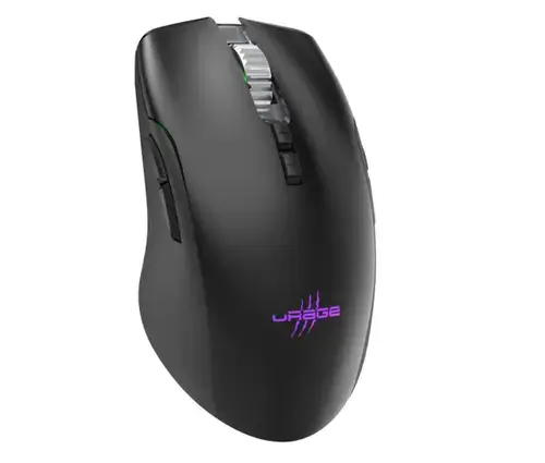 Mouse Gaming HAMA uRage Reaper 610, 16000 dpi, Wireless 2.4Ghz, Bluetooth, Wireless, iluminare RGB (Negru)