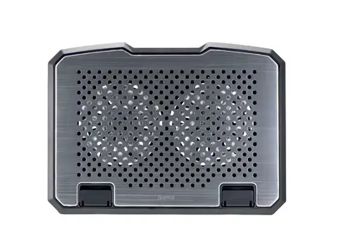 Cooler Laptop Hama CooAluminium, 15.6inch (Argintiu/Negru)