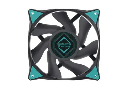 Ventilator Iceberg Thermal IceGALE, 1850RPM, PWM, 120mm (Negru/Albastru)