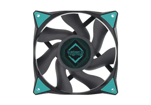 Ventilator Iceberg Thermal IceGALE, 1850RPM, PWM, 120mm (Negru/Albastru)