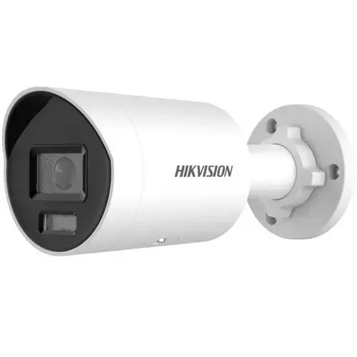 Camera supraveghere exterior IP Hikvision AcuSense DS-2CD2046G2H-I2U/SL, 4 MP, 2.8 mm, IR 40 m, microfon si difuzor, 110 dB, stroboscop, slot card, ONVIF, PoE