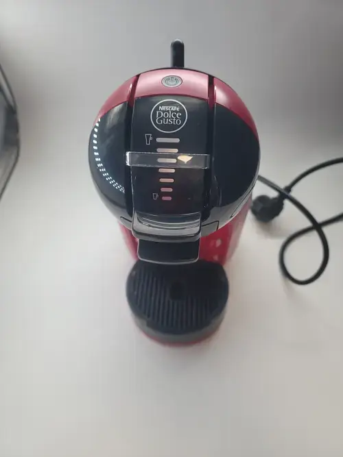 Espressor cu capsule KRUPS NESCAFÉ® Dolce Gusto® Mini Me KP123H10, 1500 W, capacitate rezervor 0.8 L ,15 bari presiune, Tehnologia Play & Select, functie Eco, Rosu/Negru
