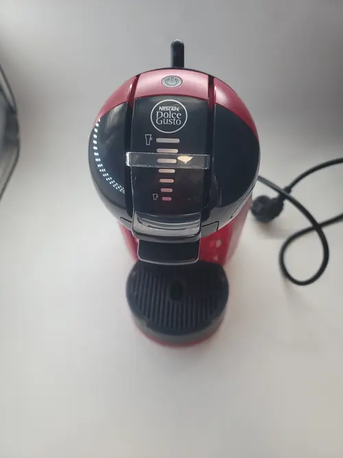 Espressor cu capsule KRUPS NESCAFÉ® Dolce Gusto® Mini Me KP123H10, 1500 W, capacitate rezervor 0.8 L ,15 bari presiune, Tehnologia Play & Select, functie Eco, Rosu/Negru