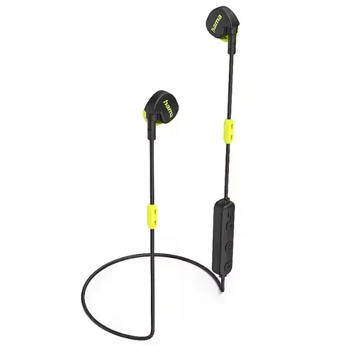 Casti alergare In-Ear Freedom Athletics II, Bluetooth, Control pe fir, Stereo (Negru/Galben)