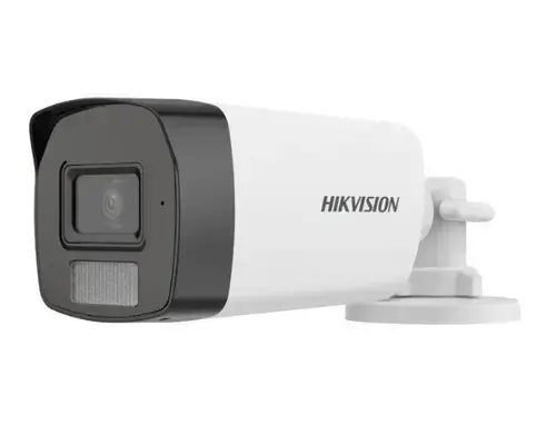 Camera supraveghere exterior Hikvision Smart Hybrid Light DS-2CE17K0T-LFS, 5 MP, 2.8 mm, IR/lumina alba 40 m