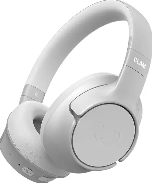Casti Over-Ear Fresh'n Rebel Clam Fuse, Bluetooth 5.3, ANC, Control volum (Gri/Alb)