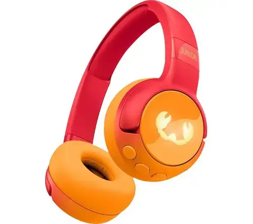 Casti pentru copii Fresh'n Rebel Code Junior, Bluetooth 5.4, Jack 3.5mm (Rosu/Portocaliu)