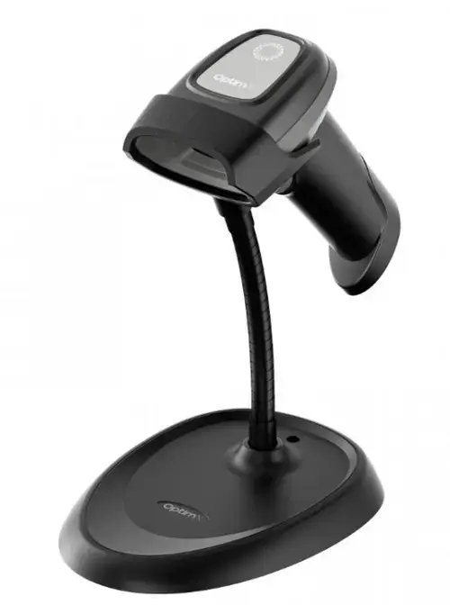 Cititor coduri de bare OptimX H1000R, 1D/2D, Bluetooth, USB, Suport inclus