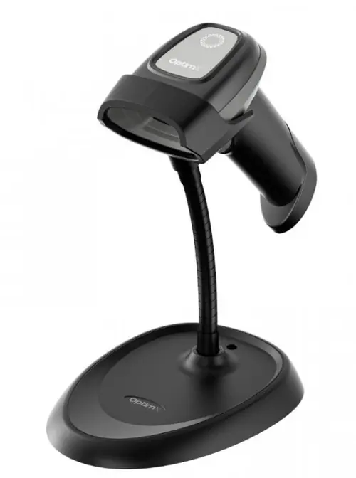 Cititor coduri de bare OptimX H1000R, 1D/2D, Bluetooth, USB, Suport inclus