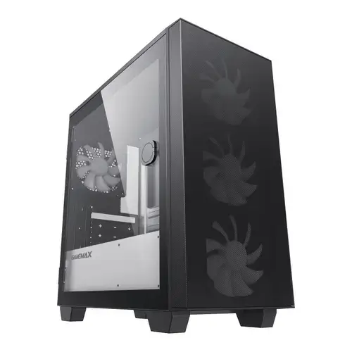 Carcasa Gamemax Aero Mini Eco, Mini Tower (Negru/Alb)