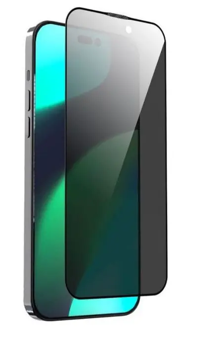 Folie sticla Devia Van Series Full Screen Privacy Twice pentru Apple iPhone 13 / Apple iPhone 13 Pro / Apple iPhone 14 (Negru)