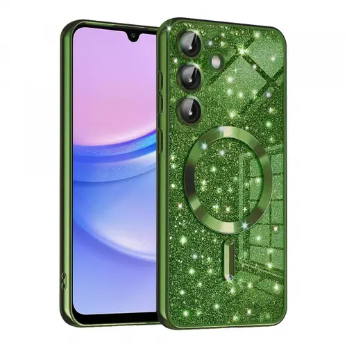 Husa MagSafe pentru Samsung Galaxy A15 5G A156 / A15 A155, Techsuit, Luxury Glitter