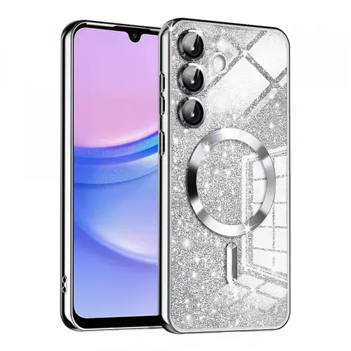 Husa MagSafe pentru Samsung Galaxy A15 5G A156 / A15 A155, Techsuit, Luxury Glitter