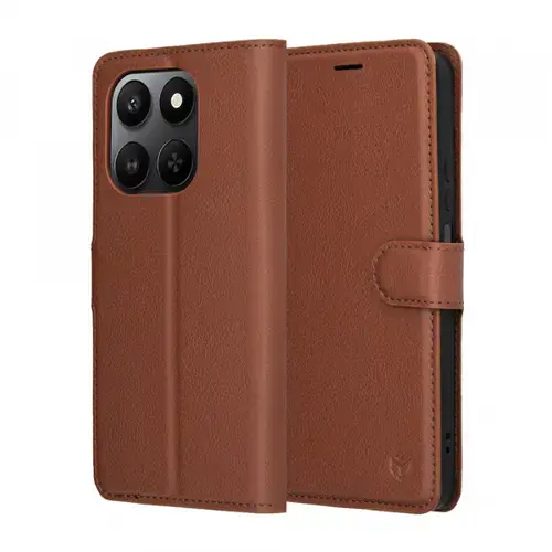 Husa pentru Honor 400 Smart 4G / X7d 4G / 400 Smart 5G, Techsuit, Leather Folio