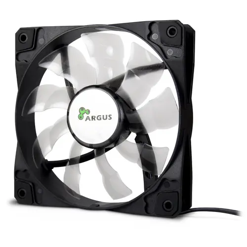 Ventilator Inter-Tech Argus, 120mm, 1200 RPM (Negru)