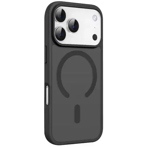Husa Protectie Spate Lemontti EliteGuard Magsafe pentru Apple iPhone 17 Pro Max (Negru)