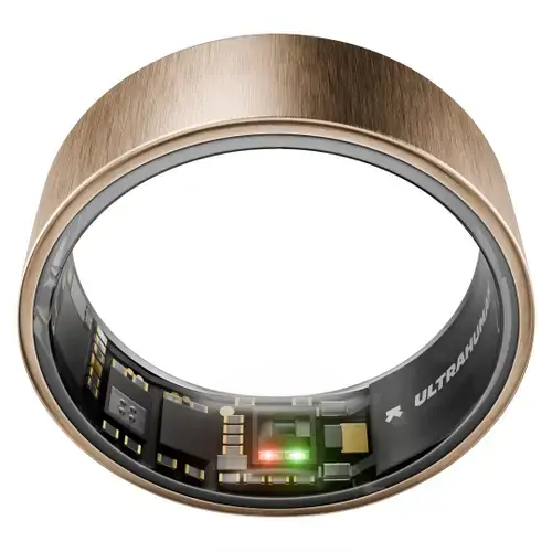 Smart Ring Ultrahuman Ring Air UHRA-BR-12, Bluetooth BLE5, HRV, VO2 Max, Android/iOS, Monitorizare ritm cardiac, Saturatie Oxigen, Autonomie 6 zile, 22.3 mm (Roz/Auriu)