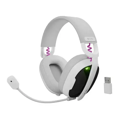 Casti Gaming Fury Fukiya F6, Wireless 2.4Ghz, Bluetooth (Alb/Gri)