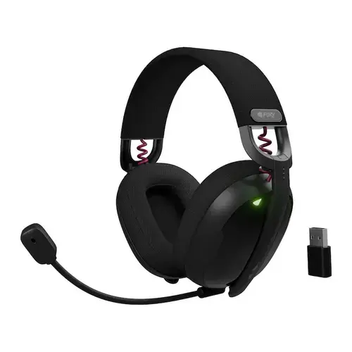 Casti Gaming Fury Fukiya F6, Wireless 2.4Ghz, Bluetooth (Negru)