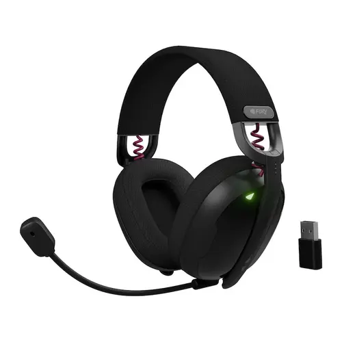 Casti Gaming Fury Fukiya F6, Wireless 2.4Ghz, Bluetooth (Negru)