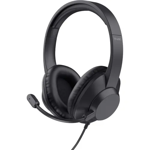 Casti Trust Ayda Max, Jack 3.5mm (Negru)