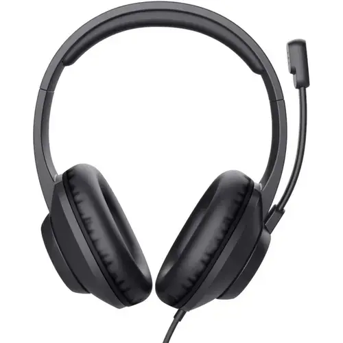 Casti Trust Ayda Max, ENC, Wired, USB (Negru)