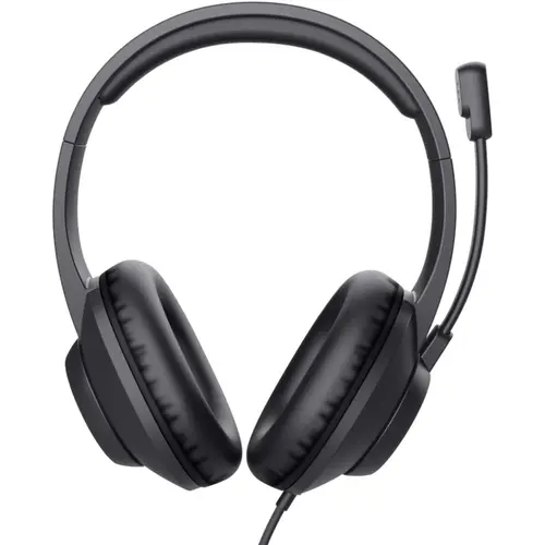 Casti Trust Ayda Max, ENC, Wired, USB (Negru)