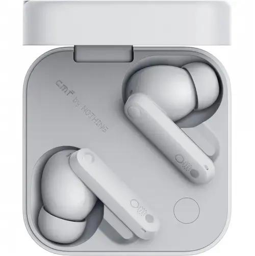 Casti True Wireless In-Ear CMF by Nothing Buds Pro 2, Bluetooth, TWS, ANC, MultiPoint, 6 Microfoane, Clear Voice 3.0, IP55 (Gri deschis)