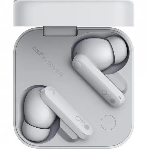 Casti True Wireless In-Ear CMF by Nothing Buds Pro 2, Bluetooth, TWS, ANC, MultiPoint, 6 Microfoane, Clear Voice 3.0, IP55 (Gri deschis)