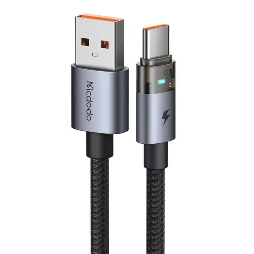 Cablu Date si Incarcare USB-A - USB-C McDodo CA-6890, 66W, 1.2m (Negru)