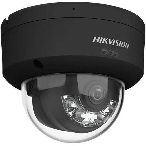 Camera de supraveghere video exterior IP Hikvision DS-2CD2167G3-LIS2UY(2.8MM)/BK, 6MP, 2.8mm, IR 30m, Microfon, WDR, IP67