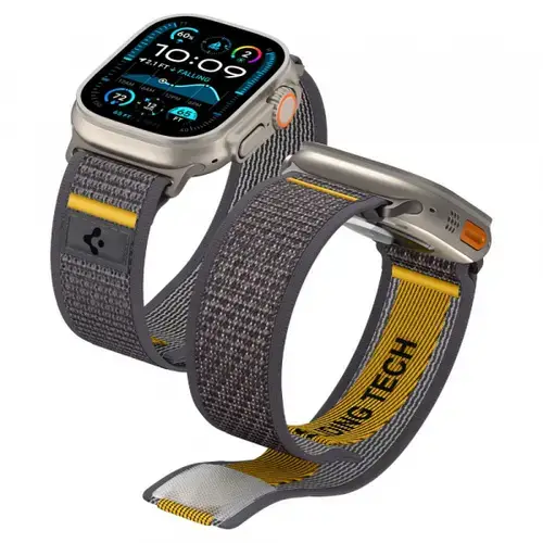 Curea Spigen Athlex Air pentru Apple Watch 49mm / 46mm / 45mm / 44mm Series, Gri