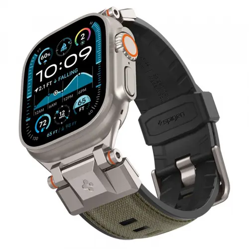 Curea Spigen DuraPro Armor pentru Apple Watch 49mm / 46mm / 45mm / 44mm / 42mm Series, Verde
