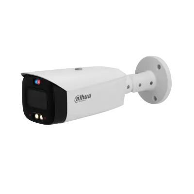 Camera de supraveghere exterior Dahua IPC-HFW3849T1-AS-PV-0280B-S5 bullet 8 MP, 2.8 mm, lumina alba/IR 30 m, microfon dublu, slot card, PoE