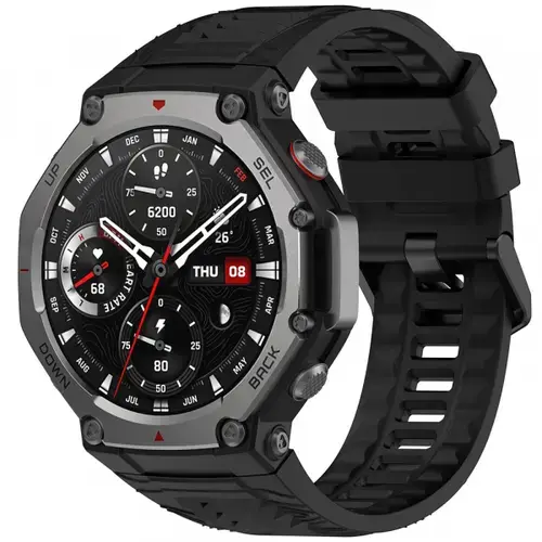 Curea Techsuit W067 pentru Amazfit T-Rex 3 (Negru)