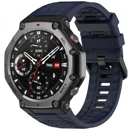 Curea Techsuit W067 pentru Amazfit T-Rex 3 (Bleumarin)