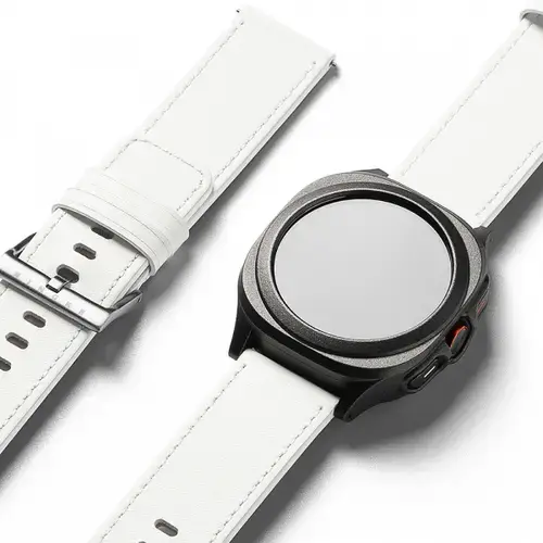 Curea Ringke One Basic Bold pentru Fossil Watch / Mobvoi Watch / Suunto Watch Series, 24mm (Alb)