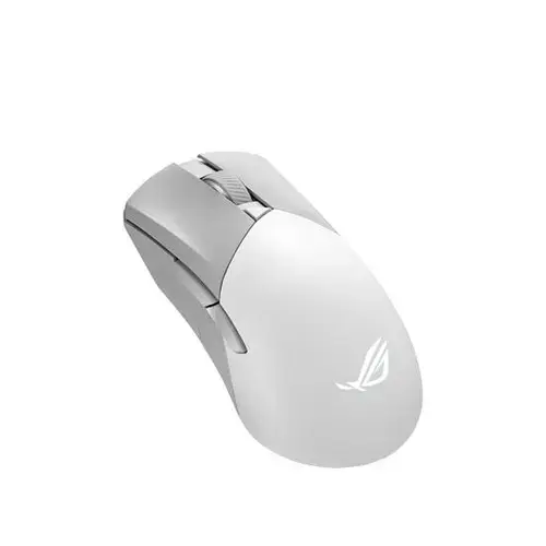 Mouse Gaming Wireless Asus ROG Gladius III AimPoint Moonlight White, Bluetooth/USB, iluminare LED (Alb)