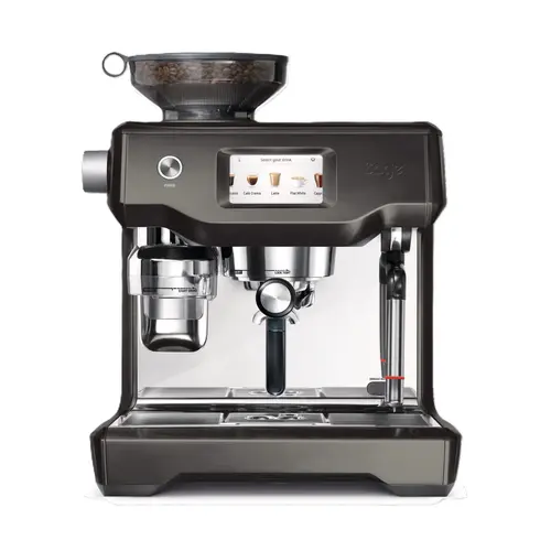 Espressor manual Sage the Oracle™ Touch SES990BST4EEU1, 2400 W, 9 bar, Rezervor apa 2.5 l, Rasnita incorporata cu 45 setari, Portafiltru 58mm (Negru/Inox)