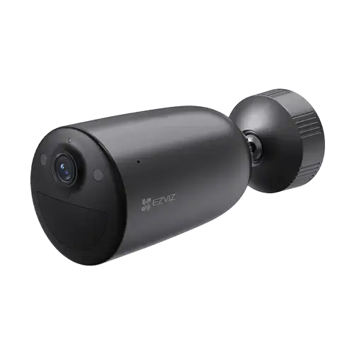 Camera de supraveghere exterior WI-FI IP Bullet 3MP Ezviz EB3 4G, lentila fixa 2.8mm, microfon incorporat, difuzor incorporat, slot card de memorie microSD maxim 512GB, alimentare DC 5V/2A, protectie IP65